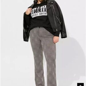 Torrid Trouser Boot Studio Double Knit High Rise Pant